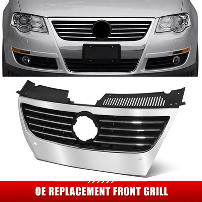 Factory Style Front Bumper Grille <br> 06-10 Volkswagen Passat