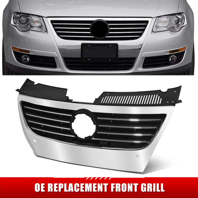 Factory Style Front Bumper Grille <br> 06-10 Volkswagen Passat