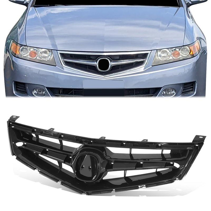 Replacement Front Upper Grille <br> 06-08 Acura TSX