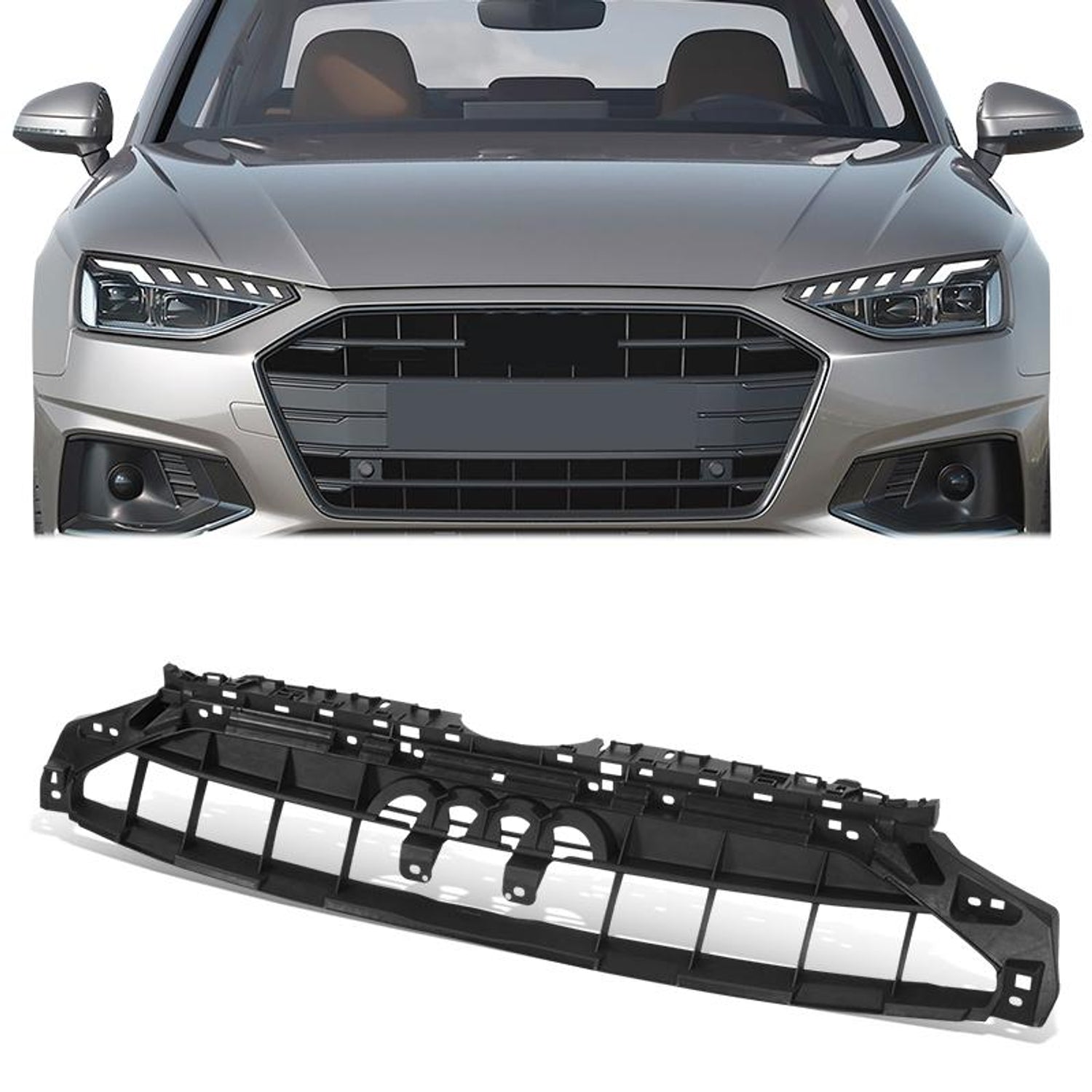 Factory Style Front Grille <br> 20-21 A4 Quattro, 20-22 S4
