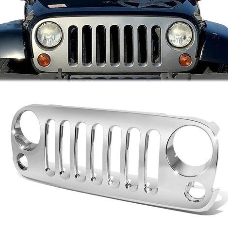 Factory Style Front Grille <br> 07-16 Jeep Wrangler