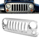 Factory Style Front Grille <br> 07-16 Jeep Wrangler