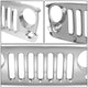 Factory Style Front Grille <br> 07-16 Jeep Wrangler