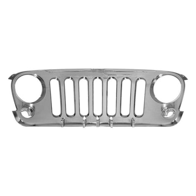 Factory Style Front Grille <br> 07-16 Jeep Wrangler