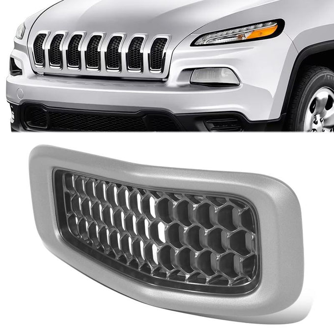 Factory Style Front Grille <br> 14-18 Jeep Wrangler