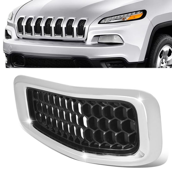 Factory Style Front Grille <br> 14-18 Jeep Wrangler