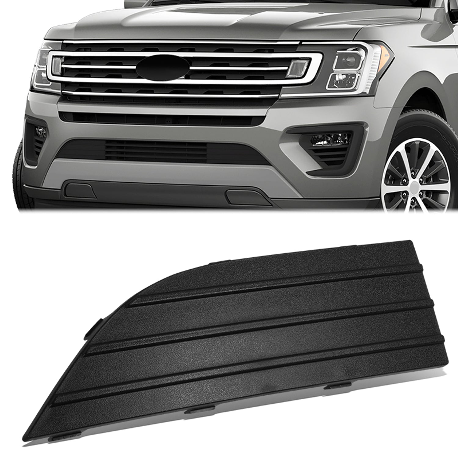Factory Style Front Grille Assembly <br> 18-21 Ford Expedition