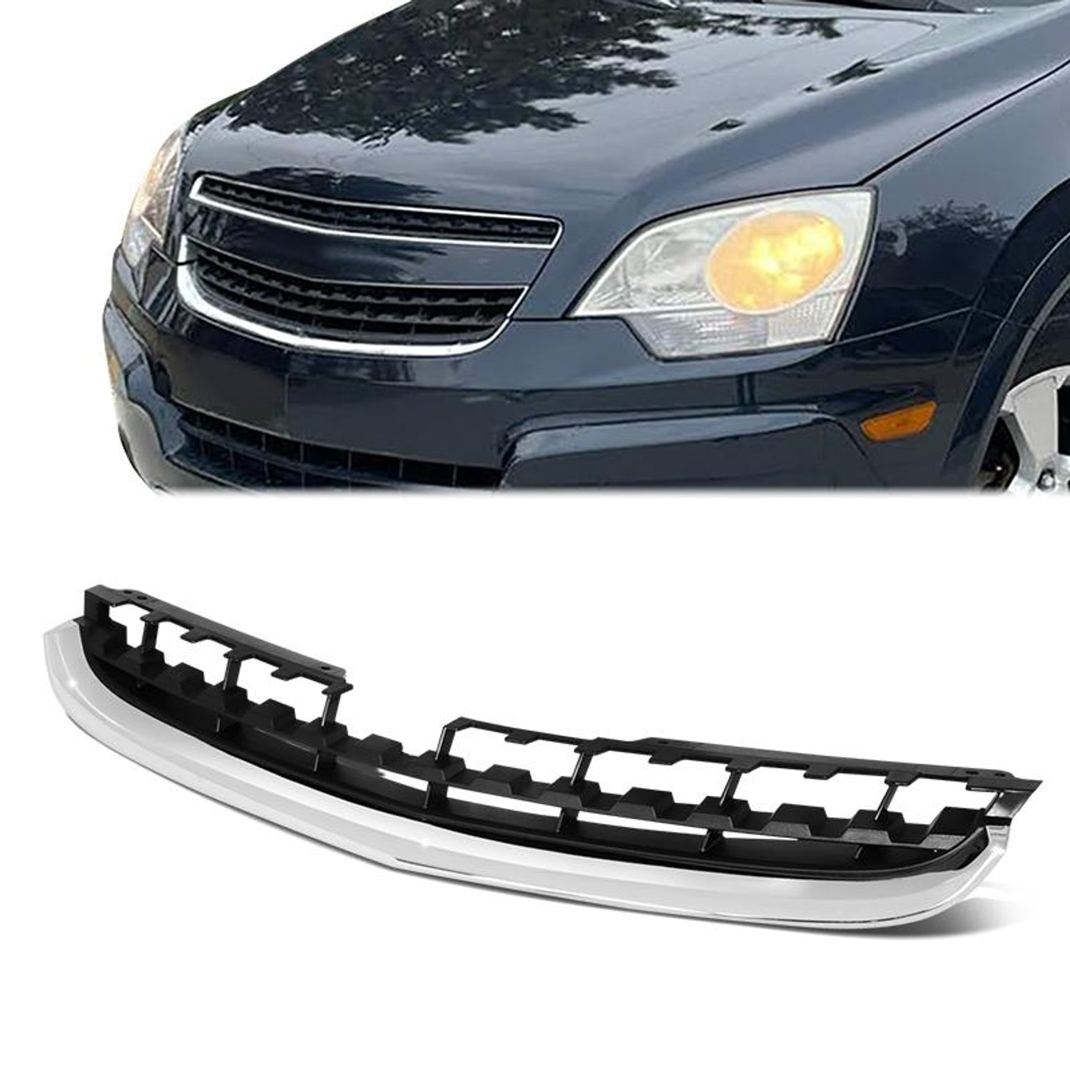 Factory Style Front Grille <br> 12-15 Chevrolet Captiva Sport