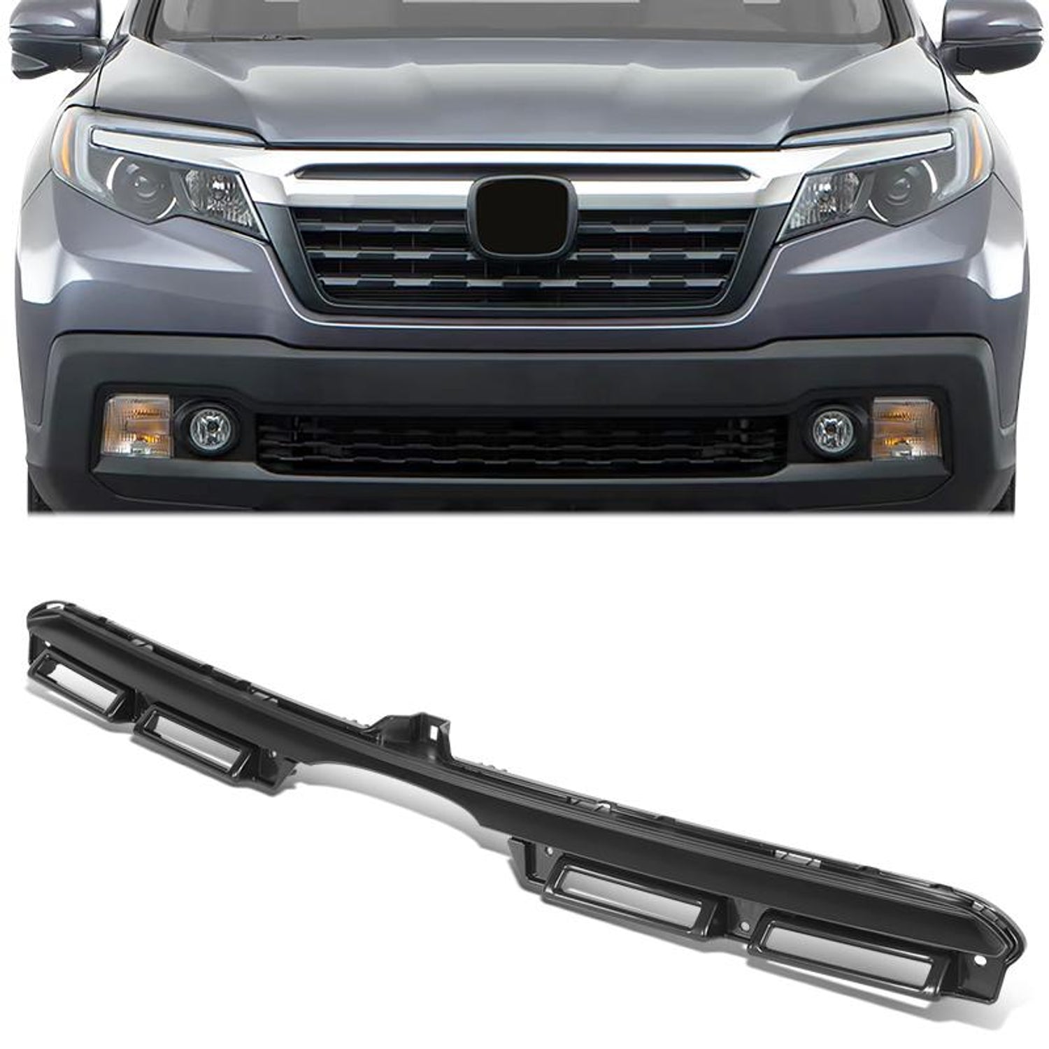 Factory Style Front Grille <br> 01-20 Honda Ridgeline