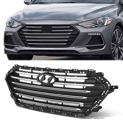 Factory Style Front Grille <br> 17-18 Hyundai Elantra