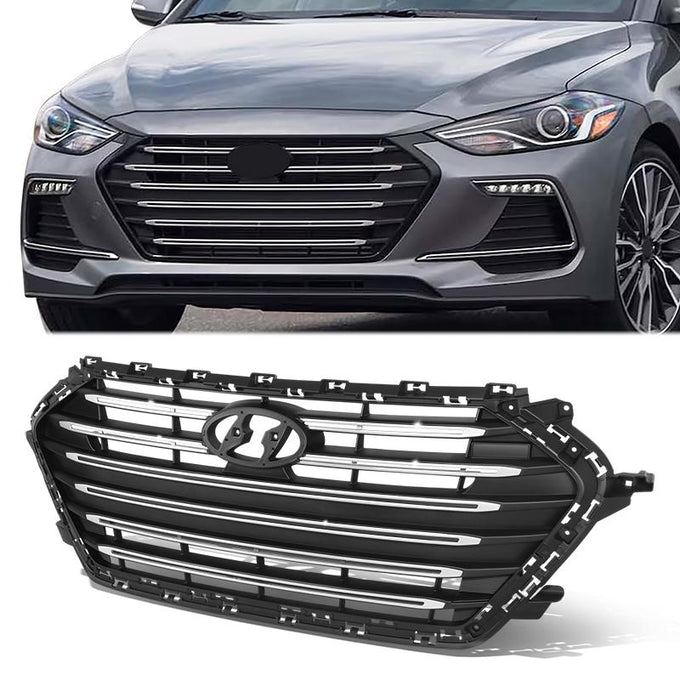 Factory Style Front Grille <br> 17-18 Hyundai Elantra