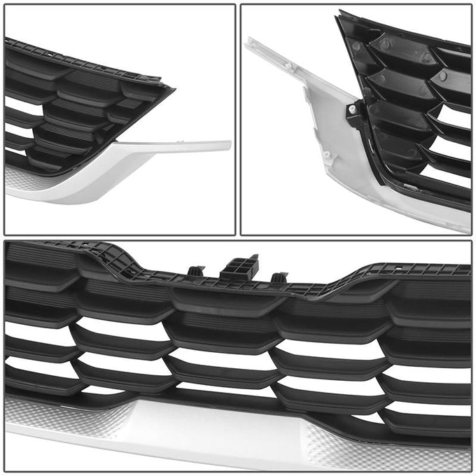 Replacement Front Upper Grille <br> 21-25 Kia Seltos 2021-2025