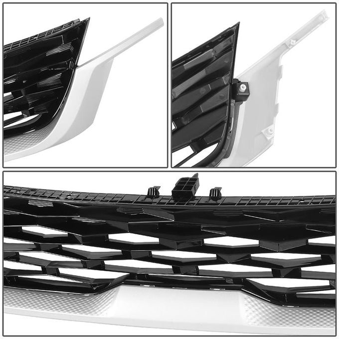 Replacement Front Upper Grille <br> 21-23 Kia Seltos 2021-2023