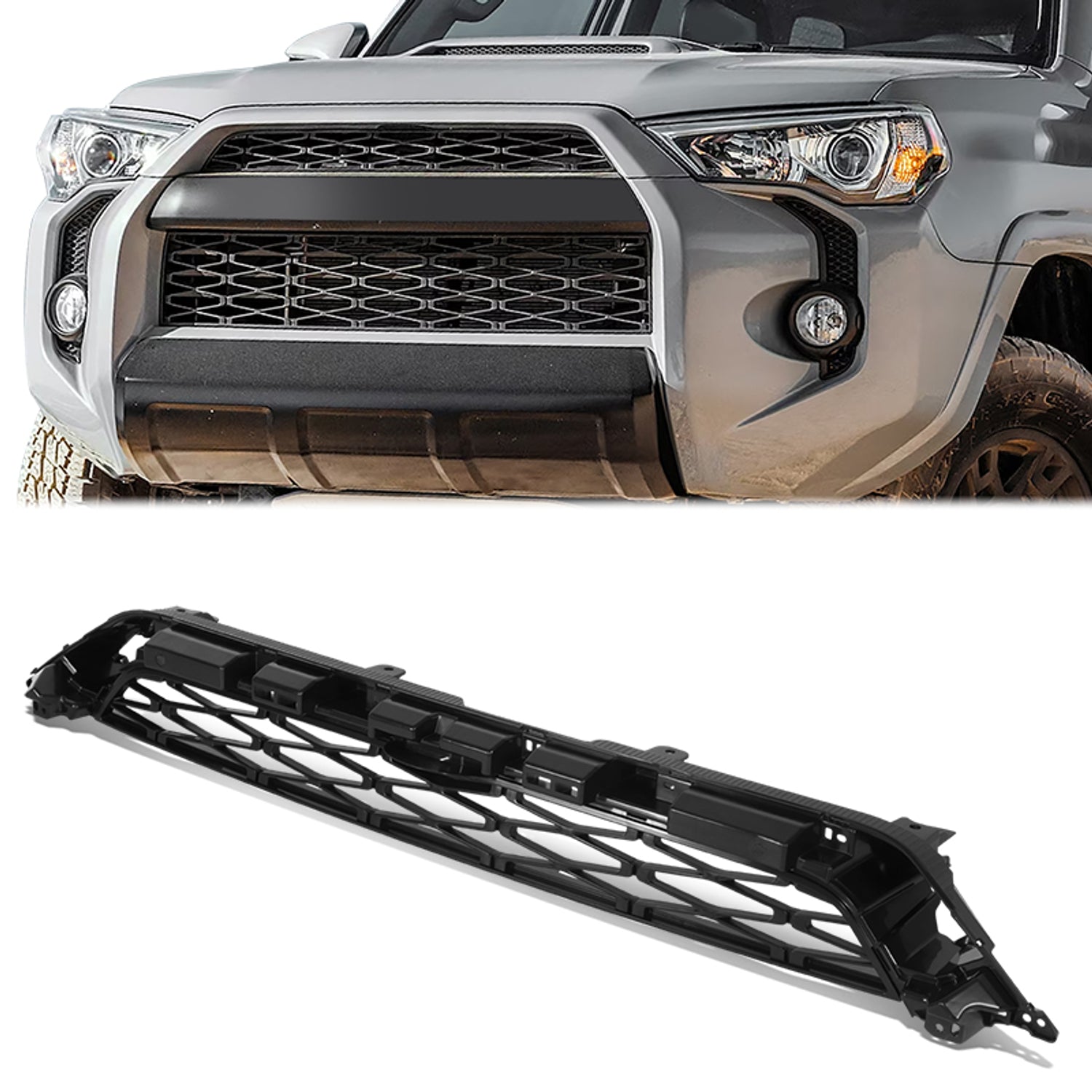 Factory Style Upper Grille <br> 15-19 Toyota 4Runner