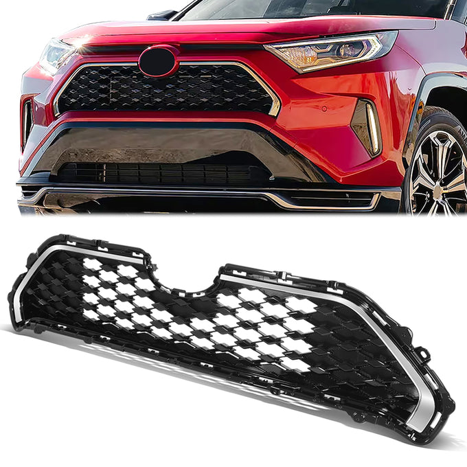 Factory Style Upper Grille <br> 21-24 Toyota Rav4 Prime