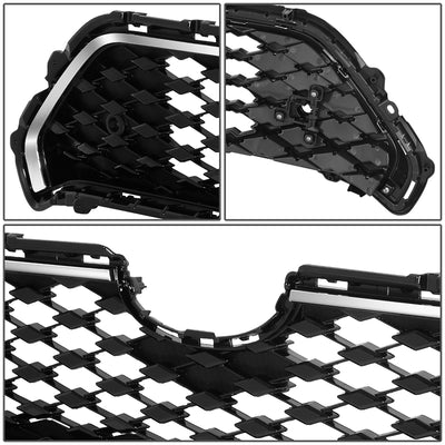 Factory Style Front Upper Grille <br> 21-24 Toyota Rav4 Prime