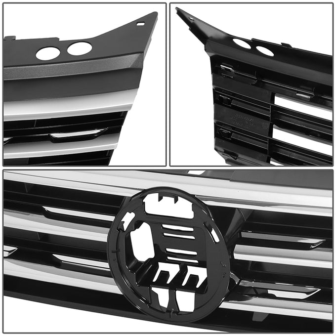 Factory Style Front Upper Grille <br> 18-19 Volkswagen Tiguan