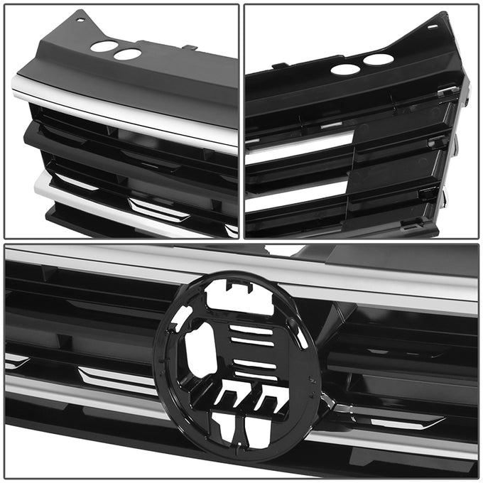 Factory Style Front Upper Grille <br> 20-21 Volkswagen Tiguan
