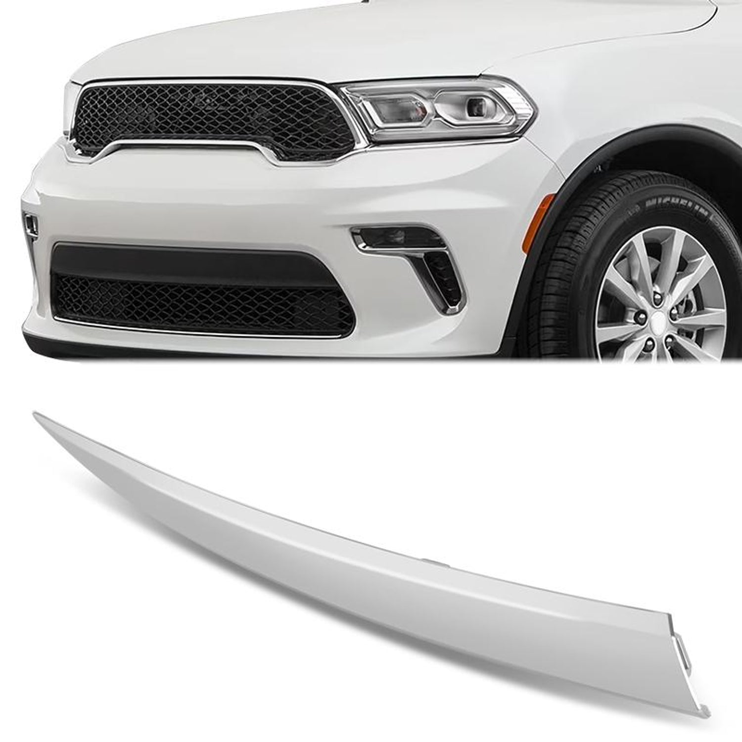 Front Right Side Headlight Trim Moulding <br> 21-25 Dodge Durango