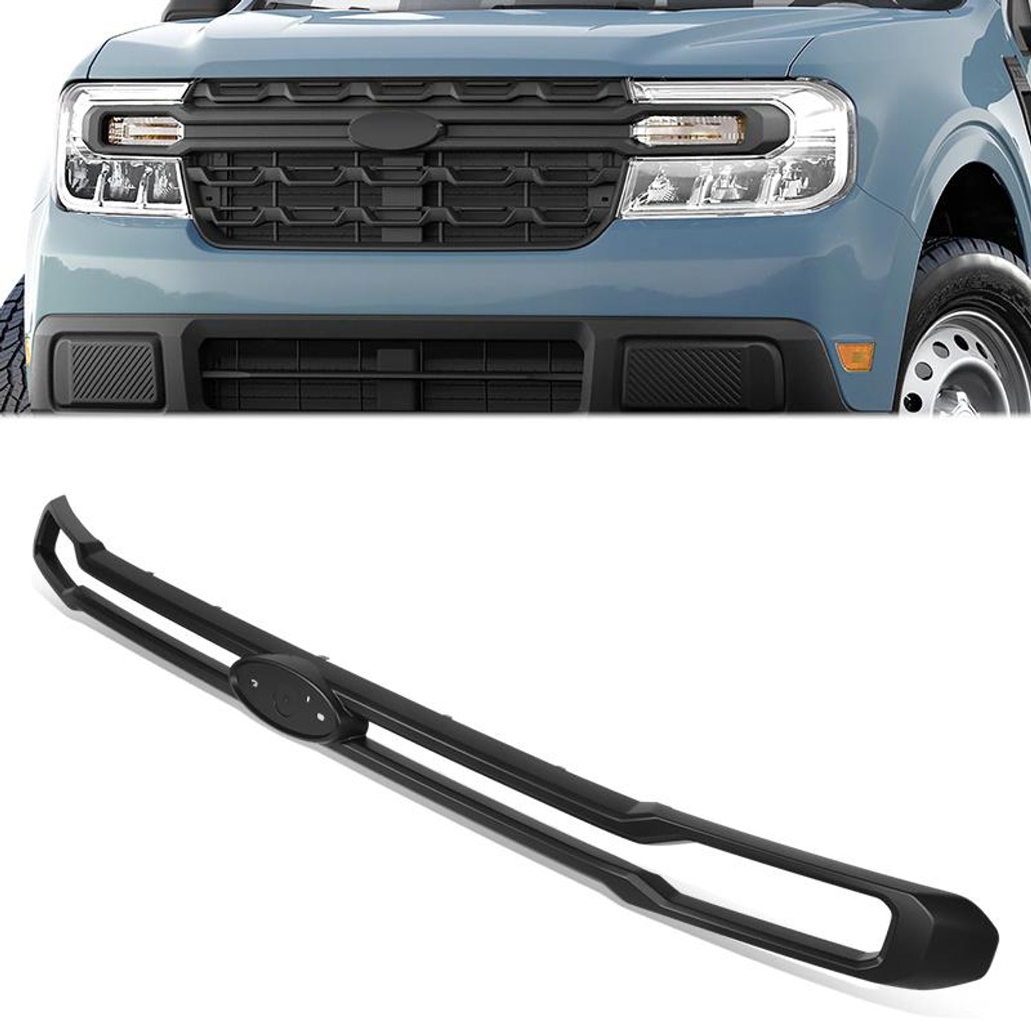 Factory Style Front Grill Trim Moulding <br> 22-24 Ford Maverick