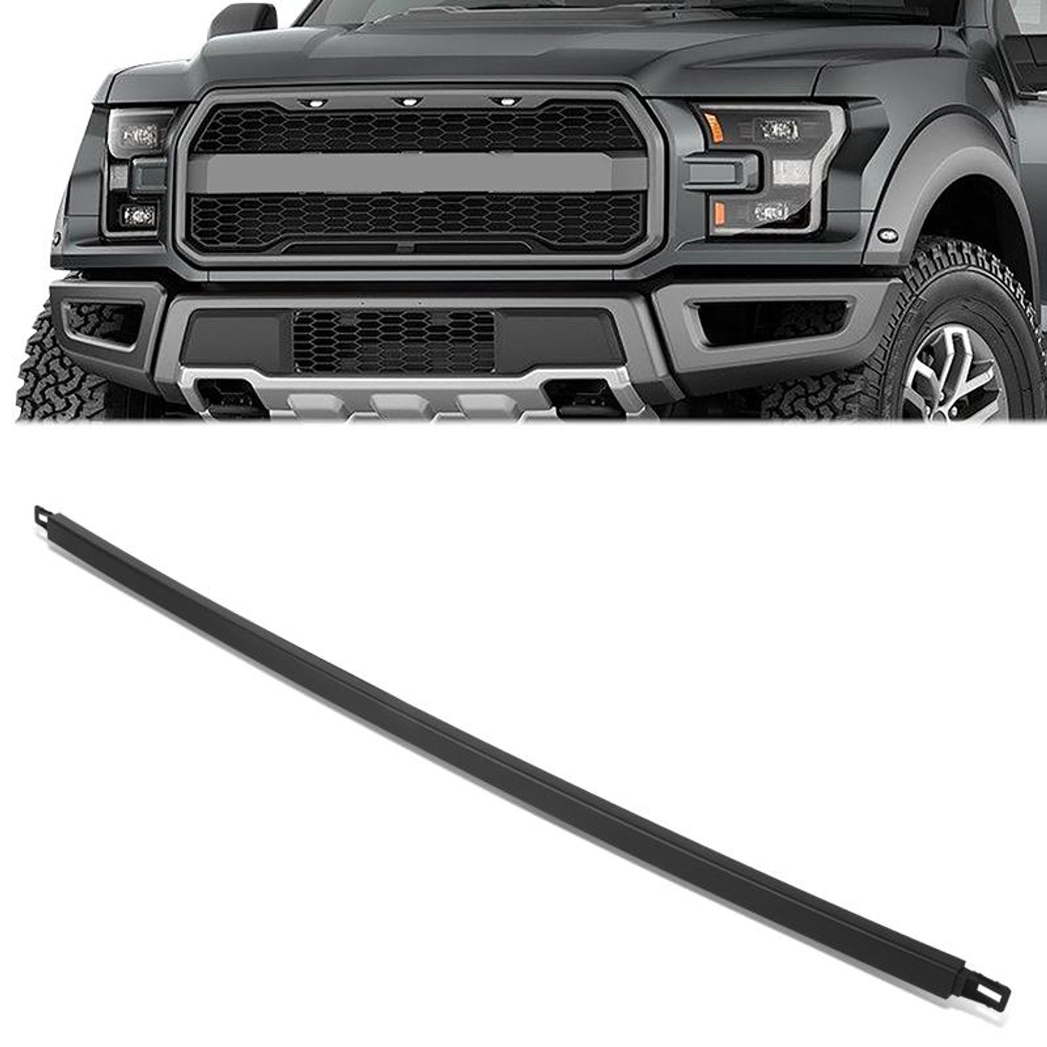 Factory Style Front Grill Trim Moulding <br> 17-20 Ford F-150 Raptor