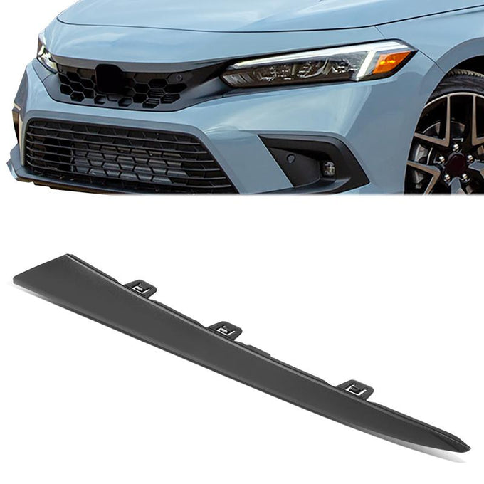 Front Left Side Grill Trim Moulding <br> 22-24 Honda Civic