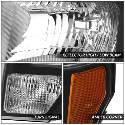 Factory Style Headlight (Left) <br> 10-14 Ford F-150
