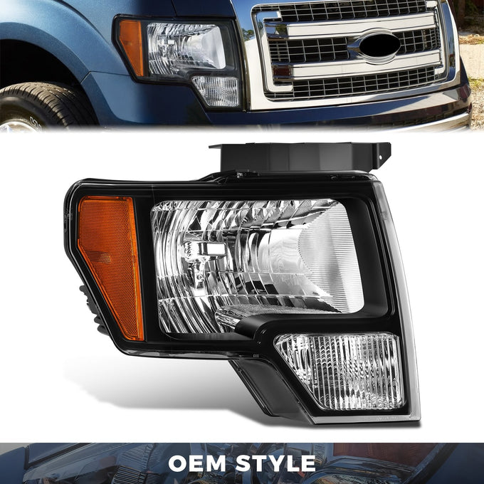 Factory Style Headlight (Right) <br> 10-14 Ford F-150