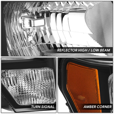 Factory Style Headlight (Right) <br> 10-14 Ford F-150