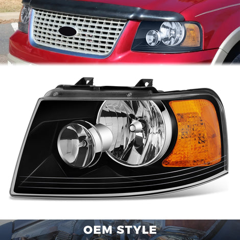 Factory Style Headlamp Assembly (Left) <br> 03-06 Ford Expedition