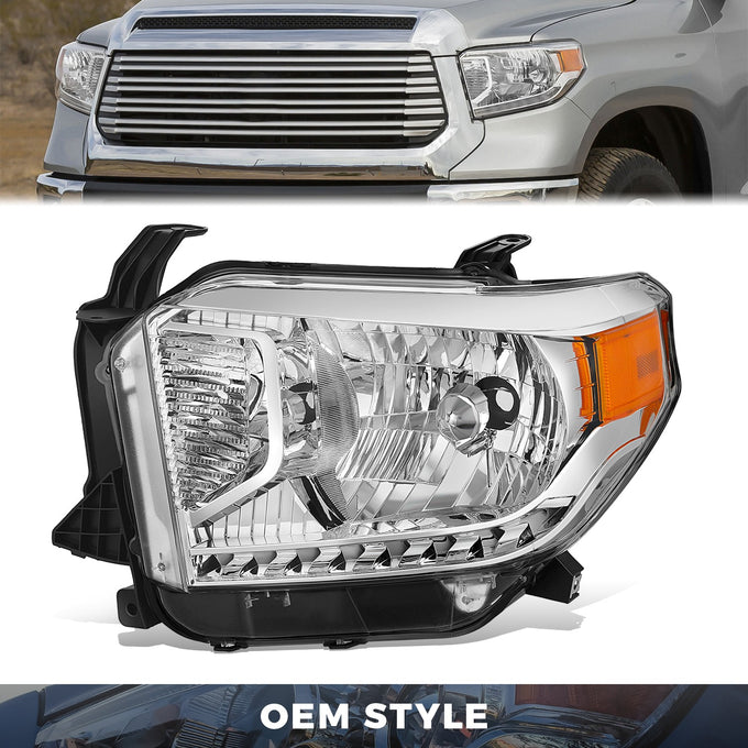 Factory Style Headlight (Left) <br> 14-17 Toyota Tundra