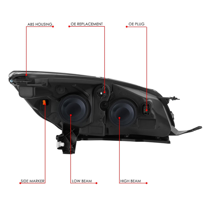 Factory Style Headlight (Left) <br> 13-16 Ford Escape
