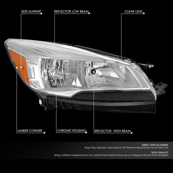 Factory Style Headlight (Right) <br> 13-16 Ford Escape