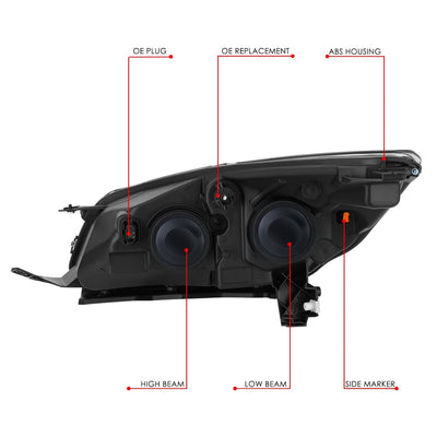Factory Style Headlight (Right) <br> 13-16 Ford Escape