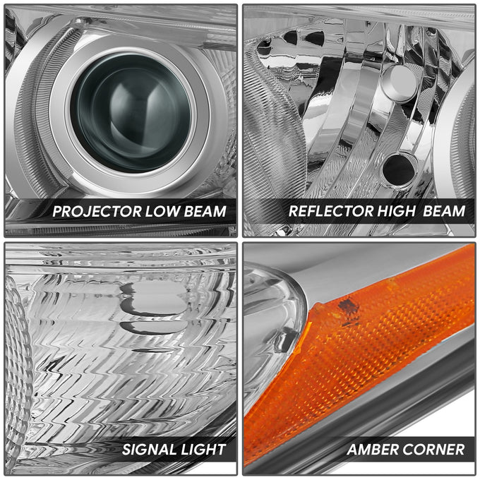 Factory Style Projector Headlight (Left) <br> 11-13 Toyota Highlander