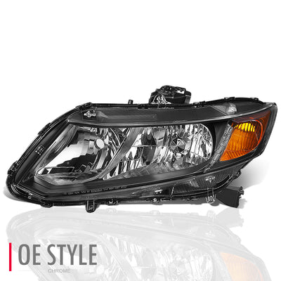 Factory Style Headlight (Left) <br>12-15 Honda Civic