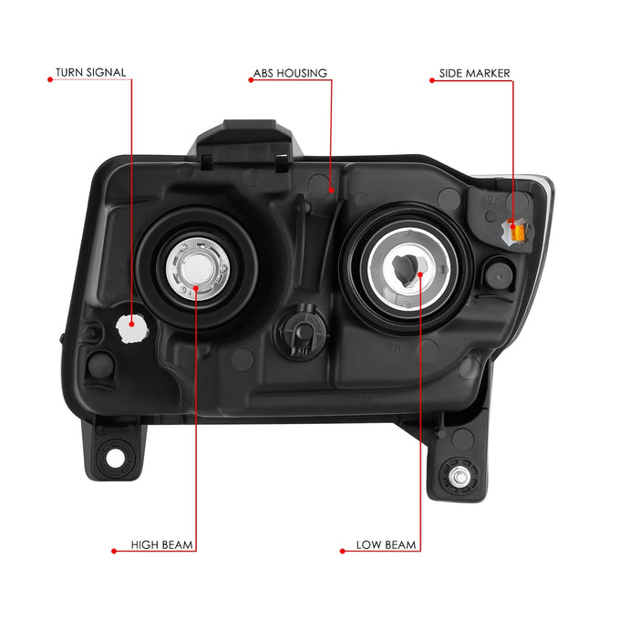 Factory Style Headlights Assembly (Right) <br>11-13 Jeep Grand Cherokee