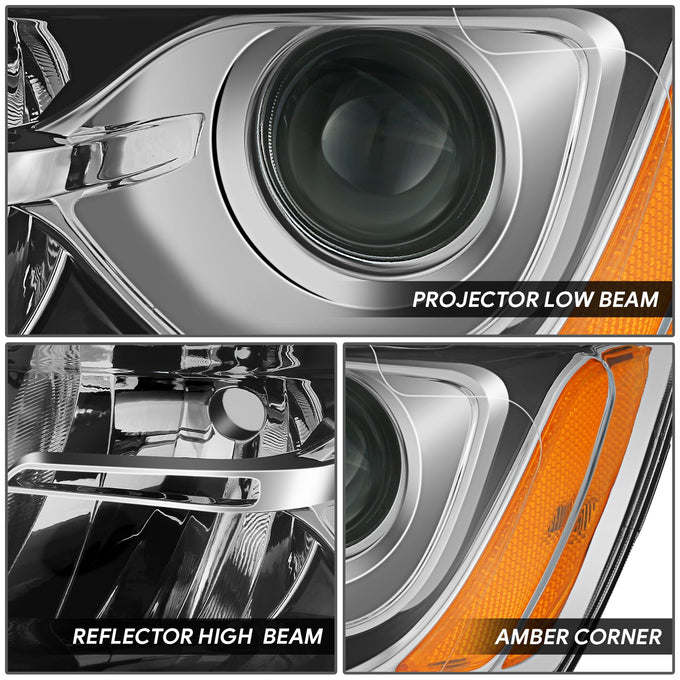 Factory Style Projector Headlight (Left) <br> 14-16 Jeep Grand Cherokee