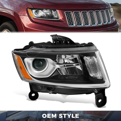Factory Style Projector Headlight (Right) <br> 14-16 Jeep Grand Cherokee