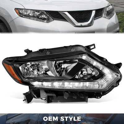 Factory Style Headlight (Right) <br> 14-16 Nissan Rogue