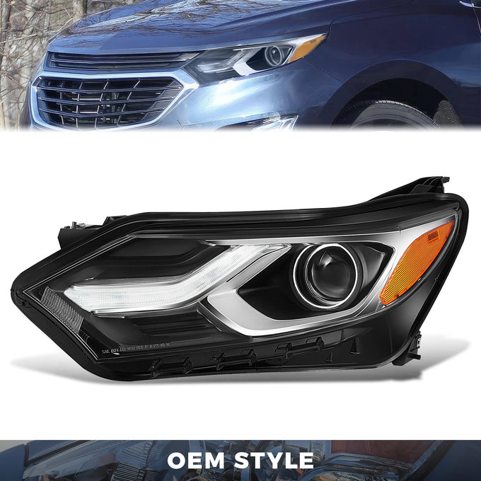 Factory Style Projector Headlight Assembly (Left) <br> 18-21 Chevrolet Equinox