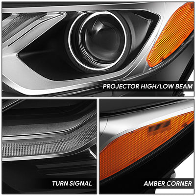Factory Style Projector Headlight Assembly (Left) <br> 18-21 Chevrolet Equinox