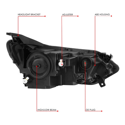 Factory Style Projector Headlight Assembly (Left) <br> 18-21 Chevrolet Equinox