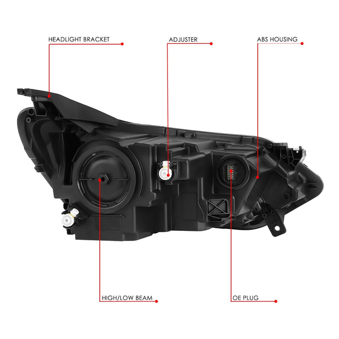 Factory Style Projector Headlight Assembly (Left) <br> 18-21 Chevrolet Equinox