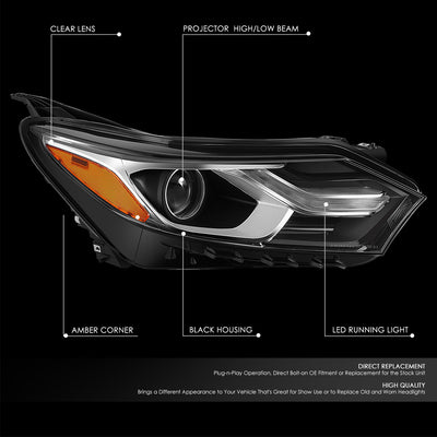 Factory Style Projector Headlight Assembly (Right) <br>18-21 Chevrolet Equinox