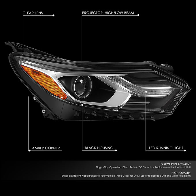 Factory Style Projector Headlight Assembly (Right) <br>18-21 Chevrolet Equinox