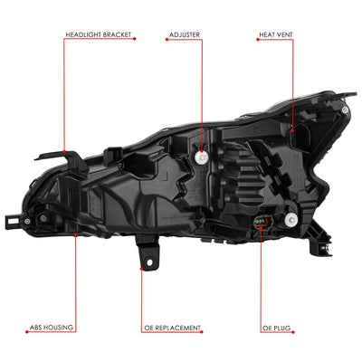 LED DRL Projector Headlight (Right) <BR> 19-21 Nissan Altima