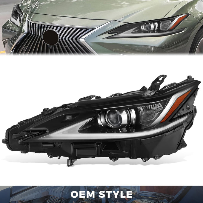 LED DRL Projector Headlight (Left) <BR> 19-21 Lexus ES300h, ES350