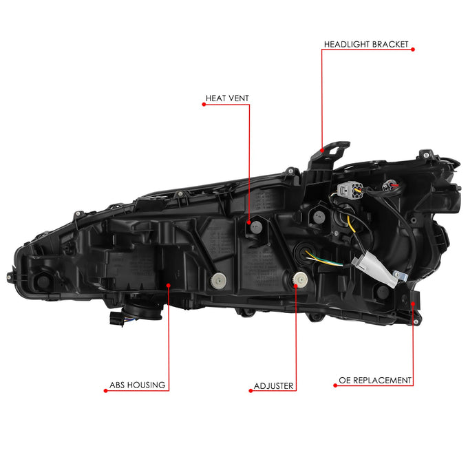 LED DRL Projector Headlight (Right) <BR> 19-21 Lexus ES300h, ES350