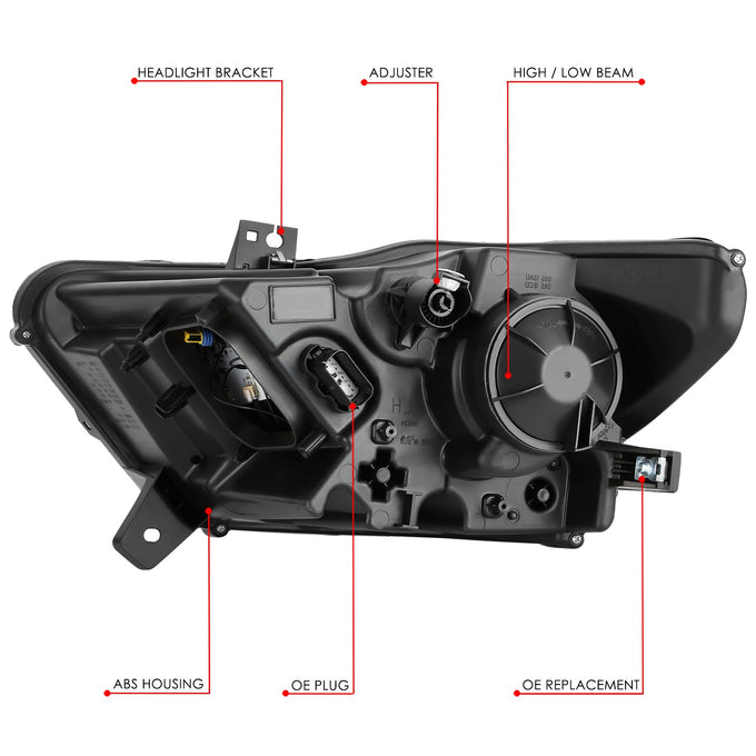 LED DRL Projector Headlight (Right) <BR>15-17 Ford Mustang, 18-20 Shelby